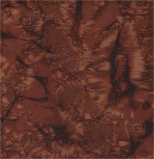 Batik Textiles 5218B coffee brown watercolor blender tonal 100% cotton Batik fabric