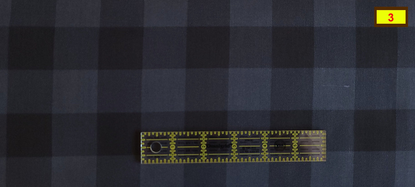 Buffalo Plaid clearance Navy/Black, Gray/Black, Hunter/Black 100% cotton (not flannel)