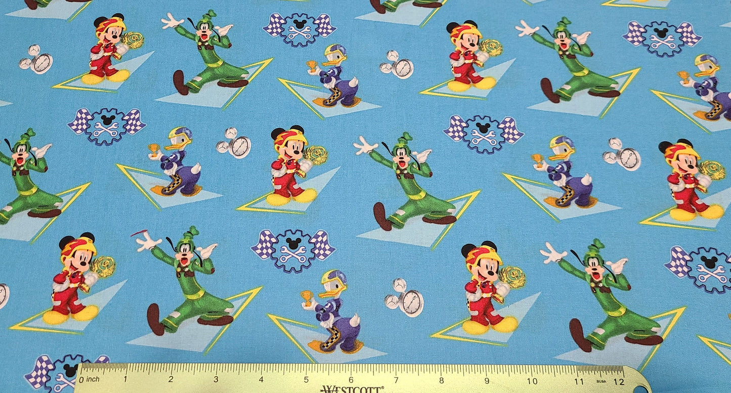 Disney Mickey & Friends 100% cotton sold by the yard fat quarter half yard one yard