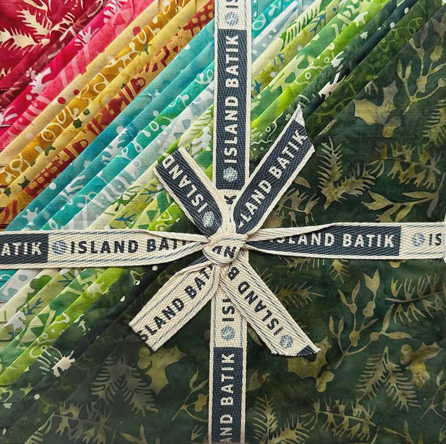 Island batik layer cake 42 pcs Retro Holidays Stack 10" Squares 100% cotton Batik fabric