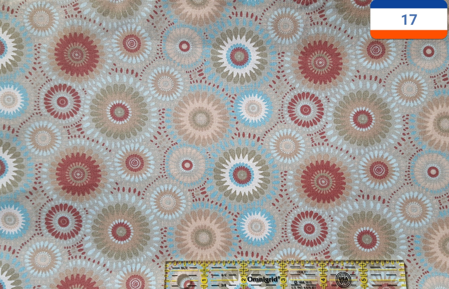 Lucky Medallion clearance 100% cotton fabric