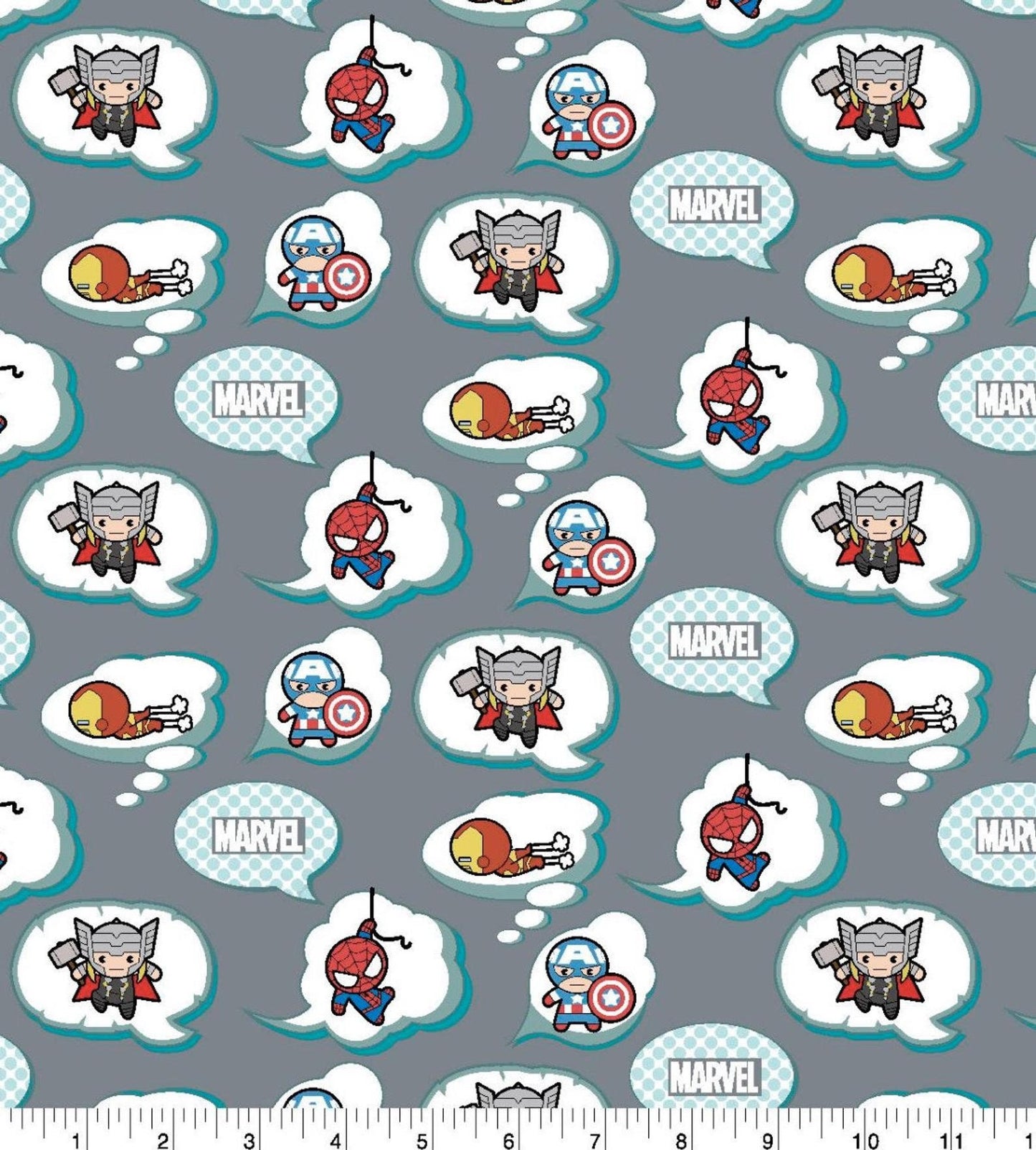 Marvel Cotton Fabric Kawaii Baby In Flight cotton fabric fat quarter half yard