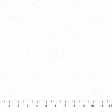 Northcott Simply Neutral 2 WHITE Abstract lily 23915-10 Quilting Fabric 100% Cotton fabric