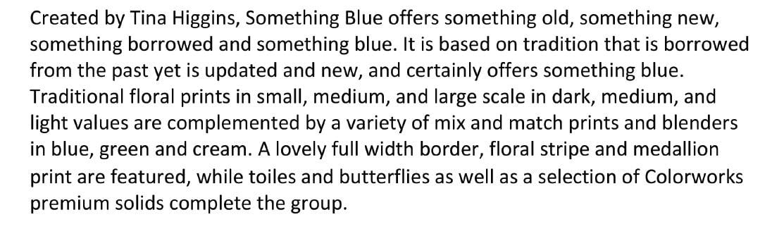 Northcott Something Blue-Tiles42 Piece 10” x 10” Squares Layer Cake 100% cotton