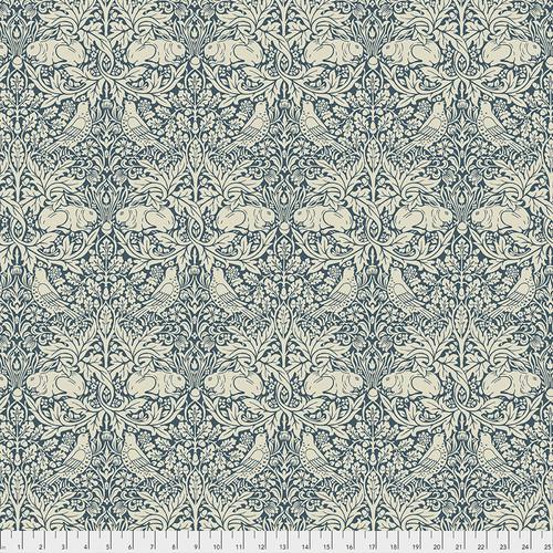 ORIGINAL MORRIS & CO Brer Rabbit PWWM026 Navy from Free Spirit Fabrics 100% Cotton