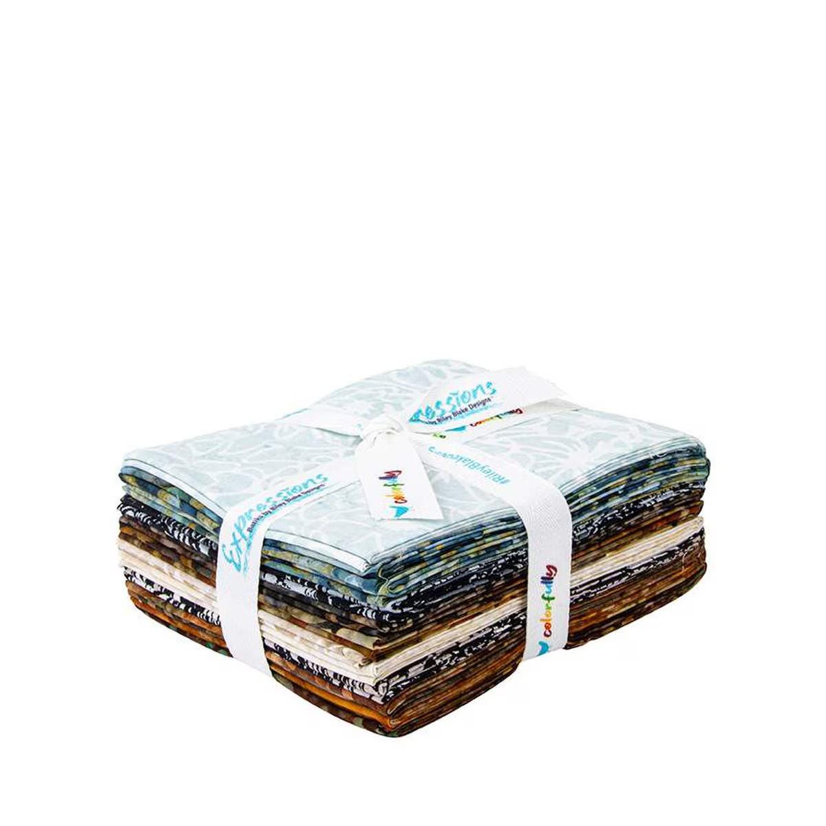 Riley Blake Batiks Expressions Batiks Floral Reflections 12 pcs Fat Quarter Bundle B FQ-23186B-12 100% Cotton fabric