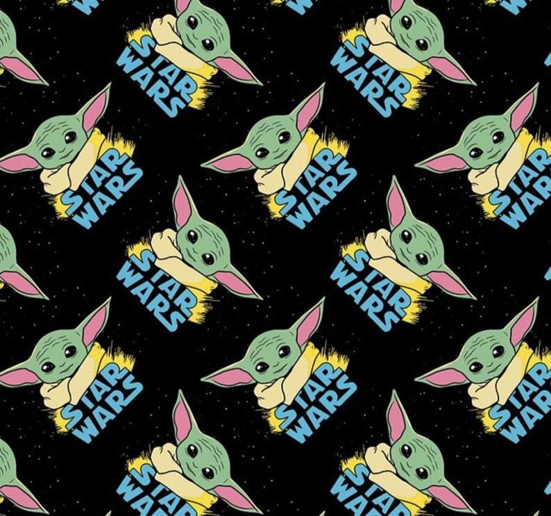 Star Wars baby Yoda cotton Fabric