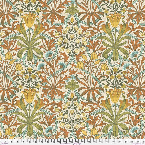Woodland Weeds PWWM091.MULTI from Buttermere Collection by ORIGINAL MORRIS & Co Free Spirit 100% Cotton fabric