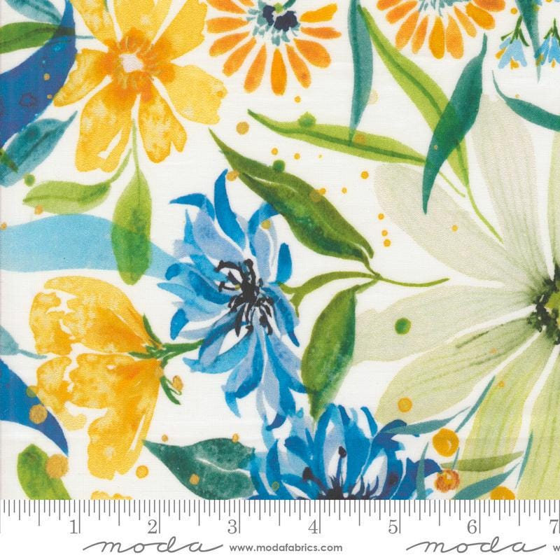 Moda Fabrics 108" Sunshine Blue Skies Cloud 108020 11 quilt backing 100% Cotton fabric discontinued