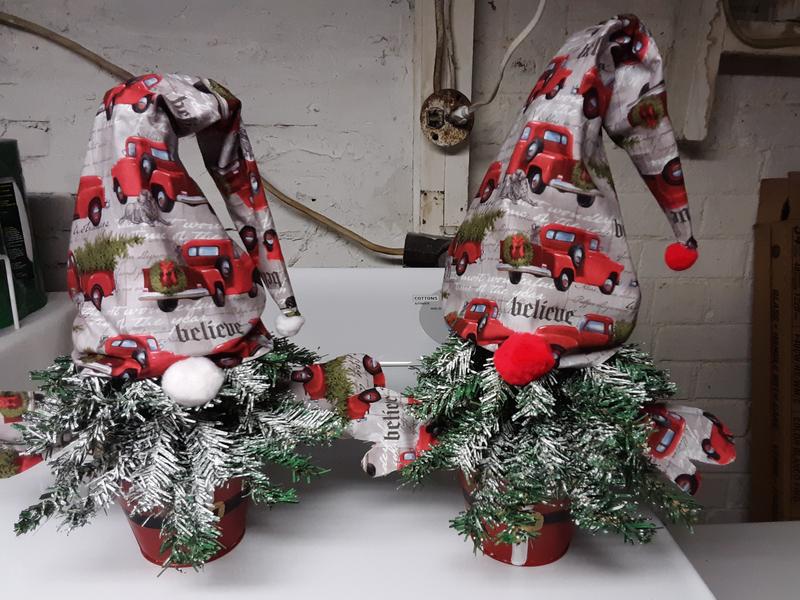 Grayhound & Red Trucks Christmas Cotton Fabric 100% Cotton fabric