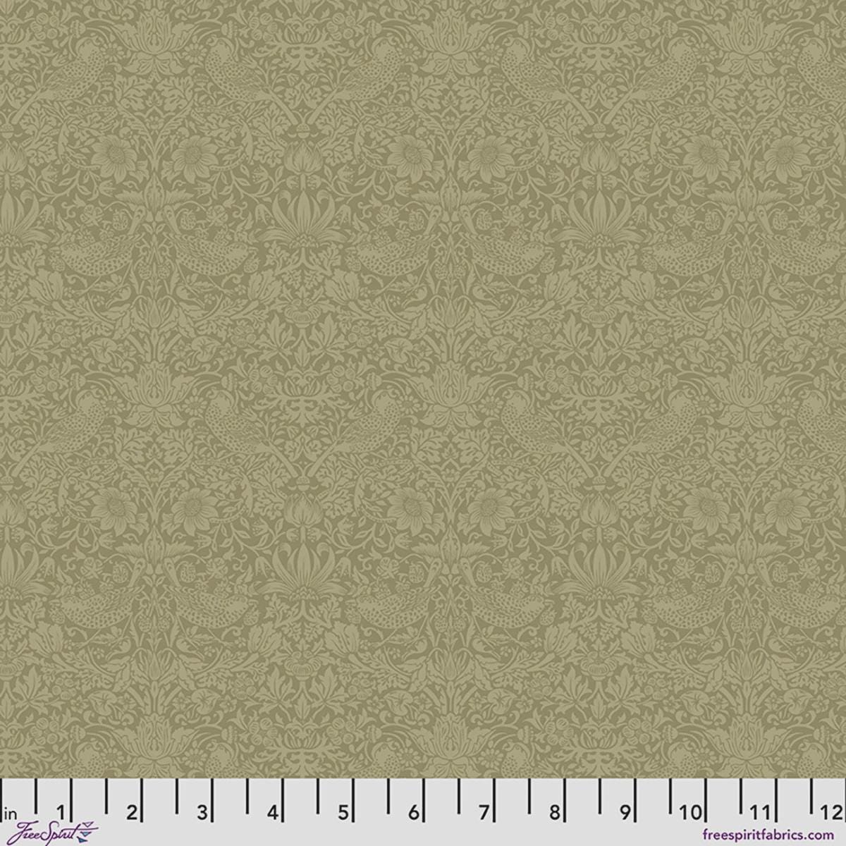 ORIGINAL MORRIS Tonal Strawberry Thief The Trellis Palette Olive Fruit PWWM153.OLIVEFRUIT