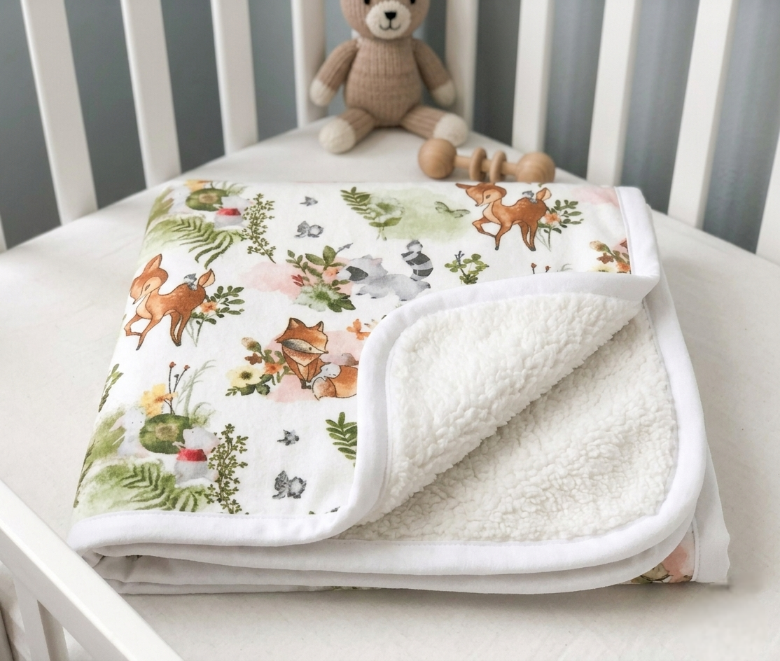 Springs Creative Nursery Flannel SPR80526-G55026 Nature Baby Floral Flannel 100% Cotton fabric
