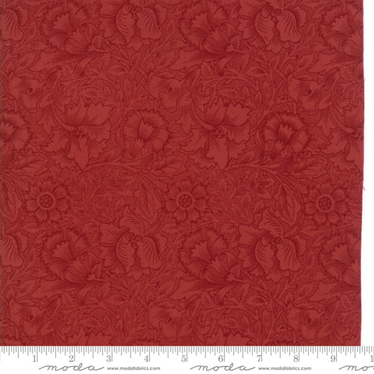 William Morris 2017 Poppy 7303 19 Garnet 100% quilting Cotton fabric