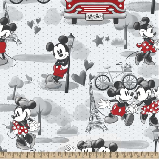 Disney Mickey & Minnie fleece by Springs Creative 100% Polyester 60" Wide