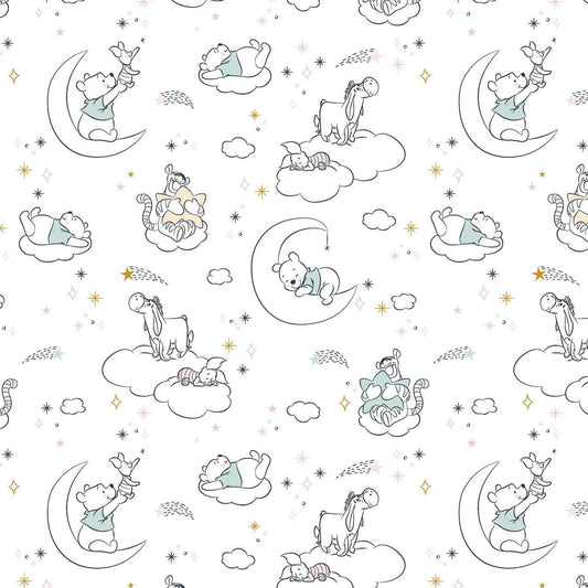 Disney Winnie the Pooh Baby and Friends CP71714 Disney from Springs Creative 100% cotton fabric (NOT flannel)