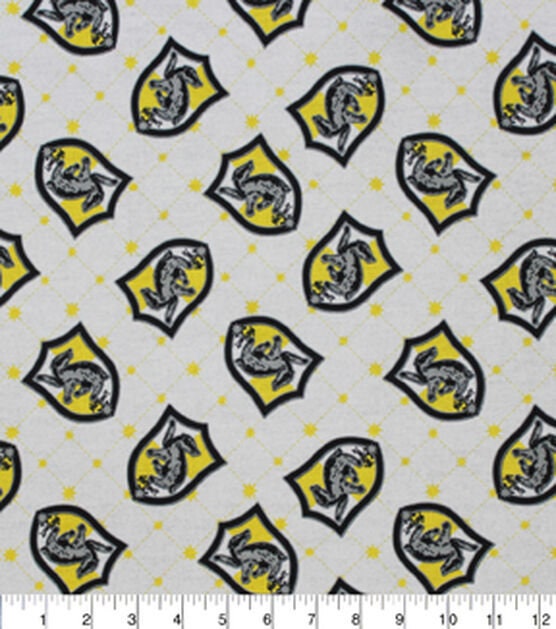 Harry Potter house shield Gryffindor, Slytherin, Hufflepuff, Ravenclaw  cotton fabric  fat quarter half yard one yard