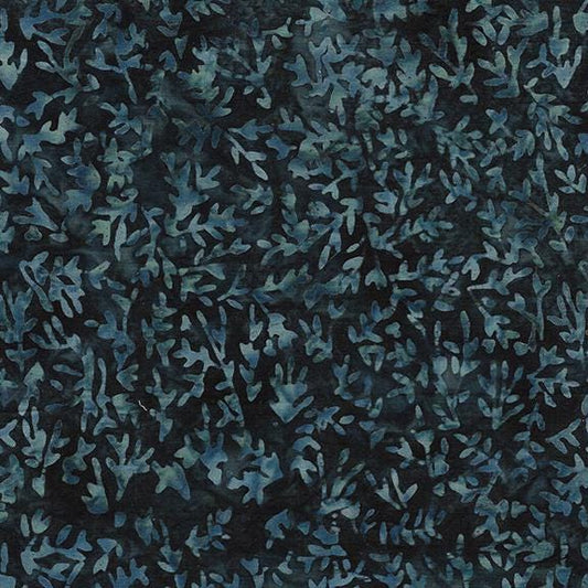 Island Batik Wheat-Black Raven batik 812303775 100% cotton floral Batik fabric