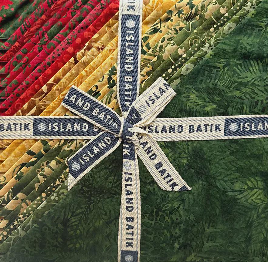 Island batik layer cake 42 pcs Holiday Follies Stack10" Squares 100% cotton Batik fabric