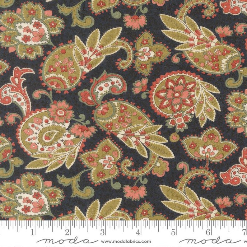 Moda Fabrics Ambiance Rose 44411 16 by 3 Sisters floral 100% Cotton quilting and apparel fabric