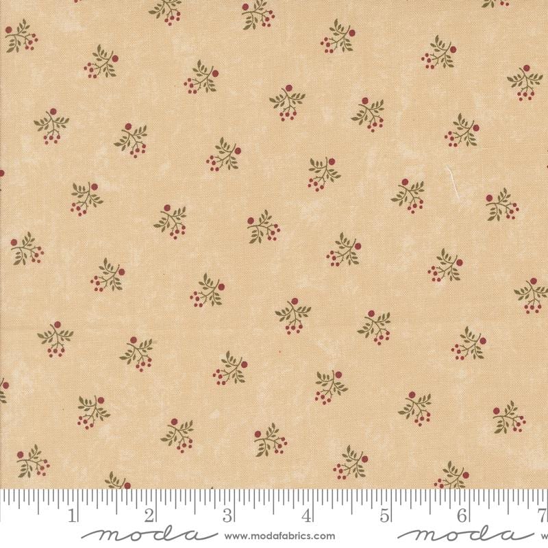 Moda Fabrics Kansas Troubles A Vintage Christmas Tan 9787 11 quilting 100% Cotton fabric