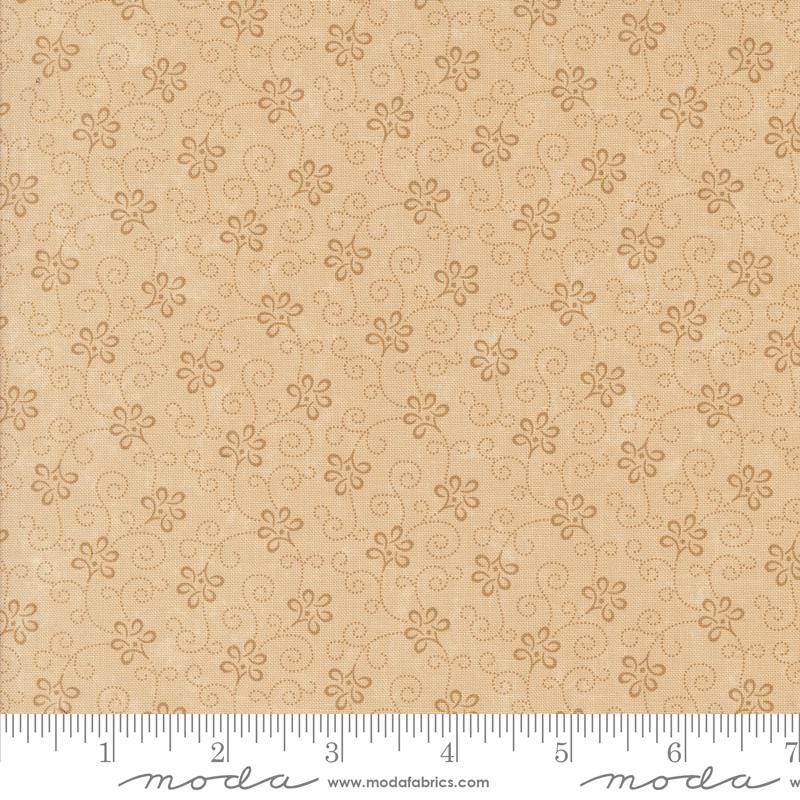 Moda Fabrics Kansas Troubles A Vintage Christmas Tonal Tan 9788 21  quilting 100% Cotton fabric