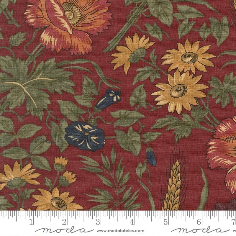 Moda Fabrics Kansas Troubles Wheatland Currant 9790 13 quilting 100% Cotton fabric
