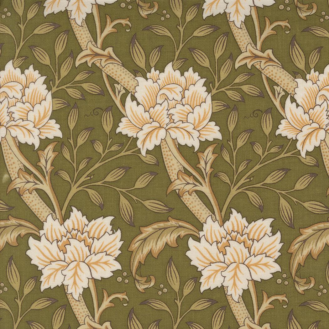 Moda Fabrics Morris Manor Morris Manor Sage 8391 12 by Barbara Brackman 100% Cotton