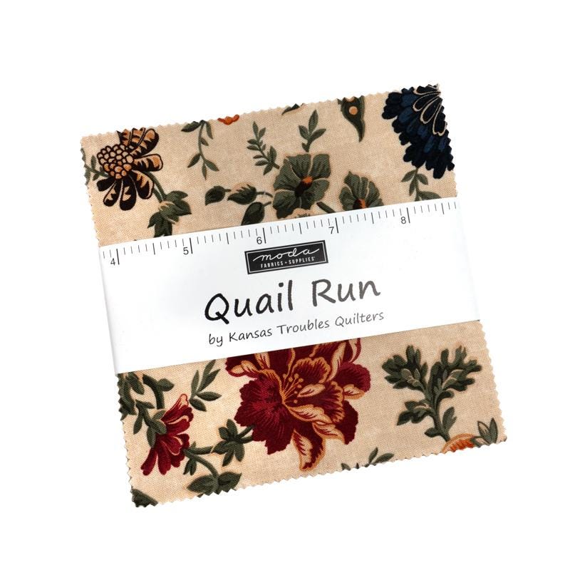 Moda Kansas Troubles Quail Run Charm Pack 9830PP Precuts 42 pcs Charm Pack 5" x 5" 100% cotton fabric