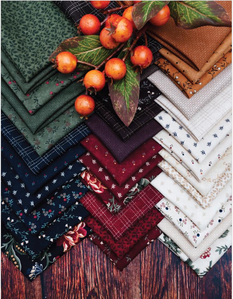 Moda Kansas Troubles Quail Run Fat Eighth Bundle 100% cotton fabric
