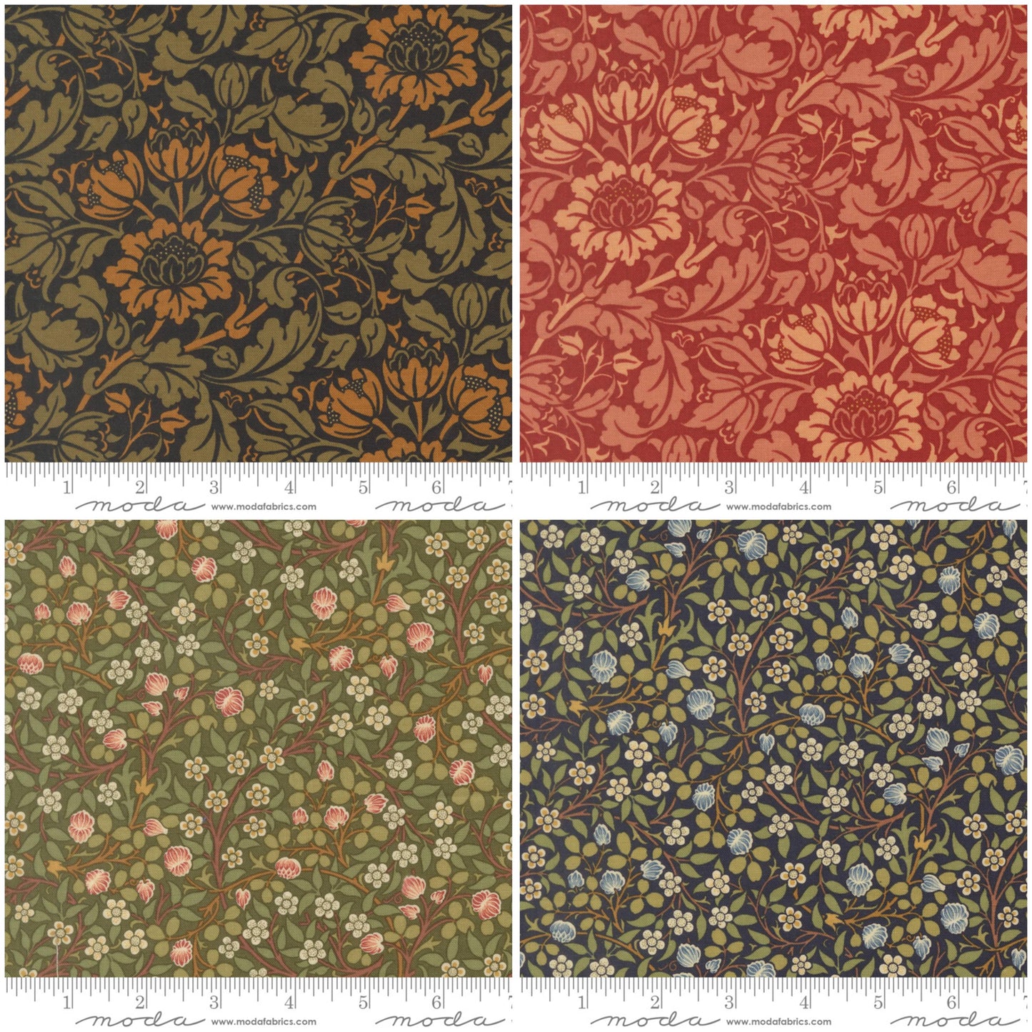 Moda Morris Muse Pre-cuts 28 prints by Barbara Brackman 100% cotton