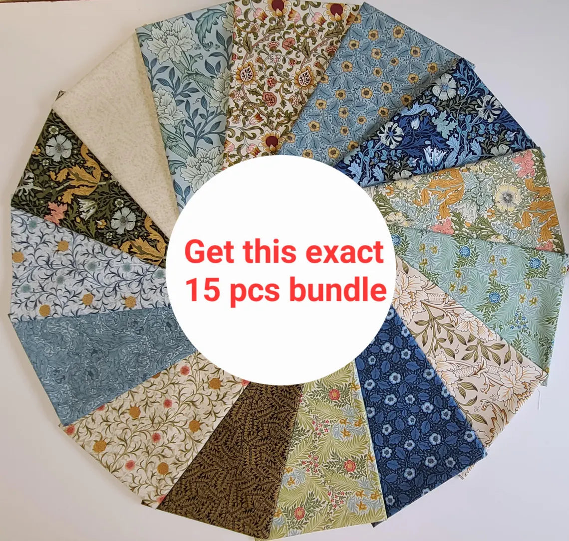 Morris Manor Fat Quarter Bundles CUT IN SHOP by Barbara Brackman for Moda Fabrics  100%  quilting Cotton fabric