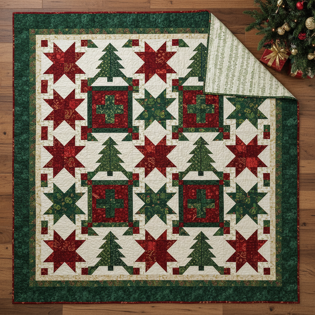 Music theme quilt_back