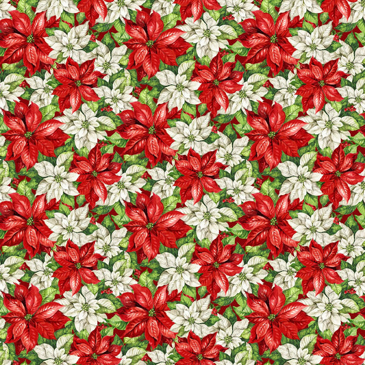 Northcott Holiday Joy DP28070-24 by Deborah Edwards 100% cotton