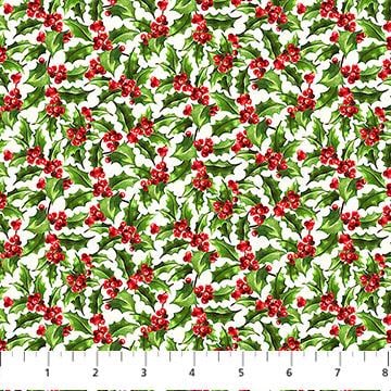 Northcott Holiday Joy DP28073-11 by Deborah Edwards 100% cotton
