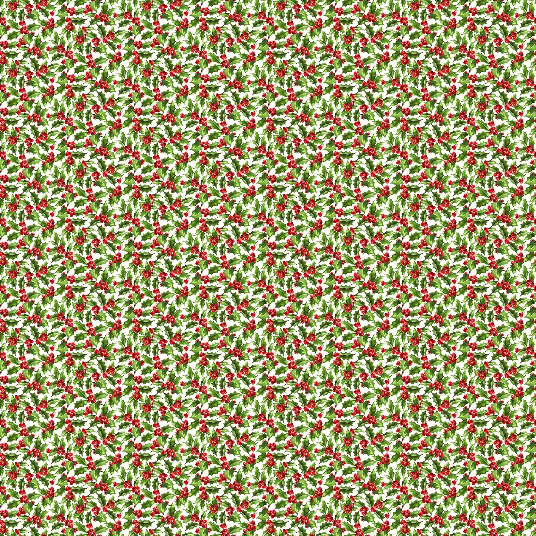 Northcott Holiday Joy DP28073-11 by Deborah Edwards 100% cotton
