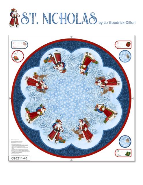 Northcott St. Nicholas 28219-24 Christmas fabric 100% cotton