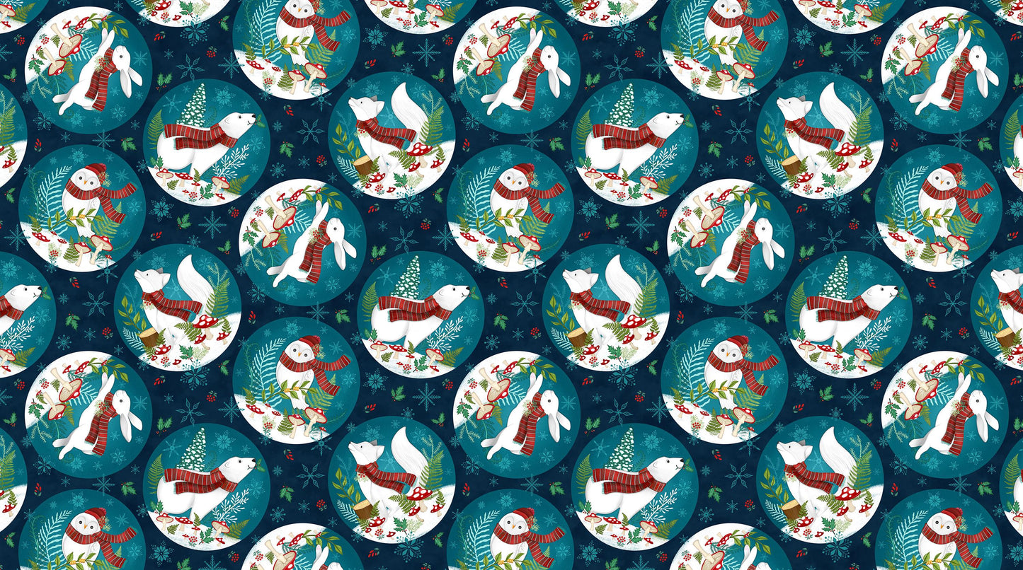 Northcott Woodland Wishes DP27902-48 100% Cotton fabric