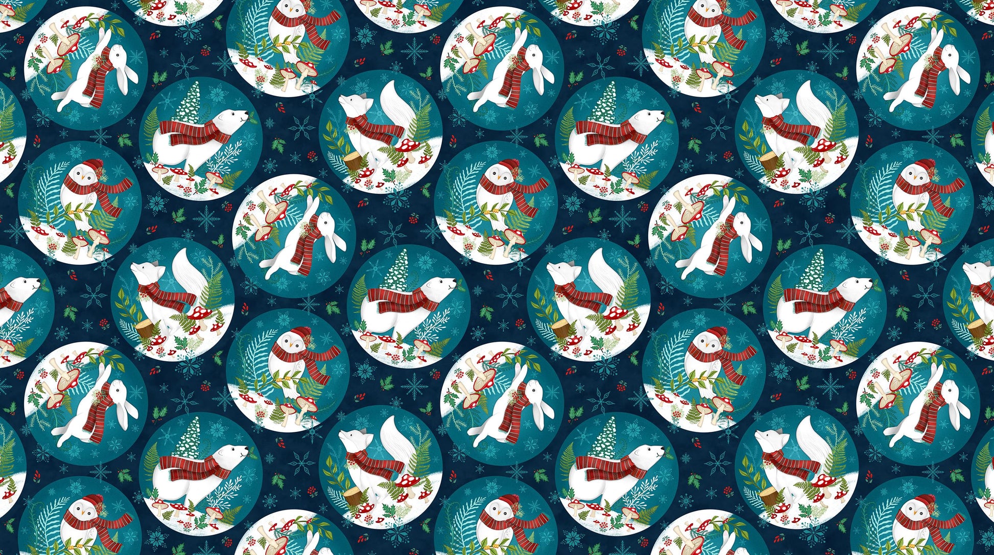 Northcott Woodland Wishes DP27902-48 100% Cotton fabric