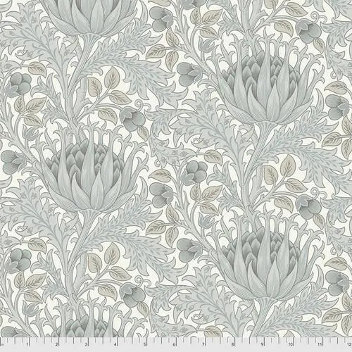 ORIGINAL MORRIS & CO Artichoke - Dove PWWM061.dove from Free Spirit Fabrics 100% Cotton by 1/2 Yard increment