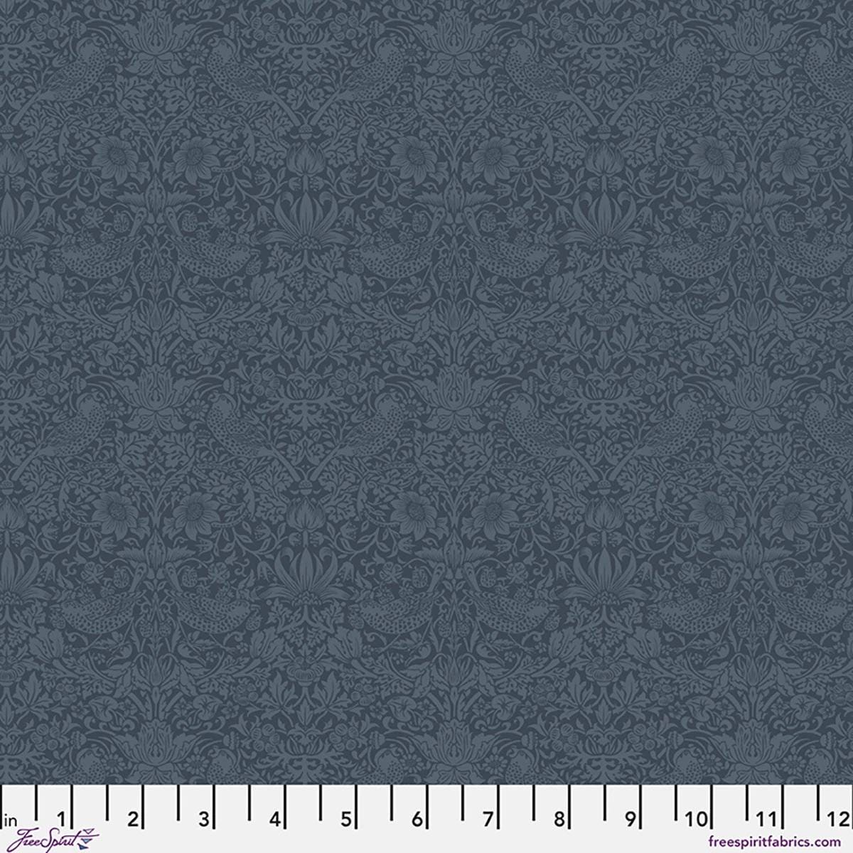 ORIGINAL MORRIS Tonal Strawberry Thief The Trellis Palette Inky Fingers PWWM153.INKYFINGERS Free Spirit William Morris cotton fabric
