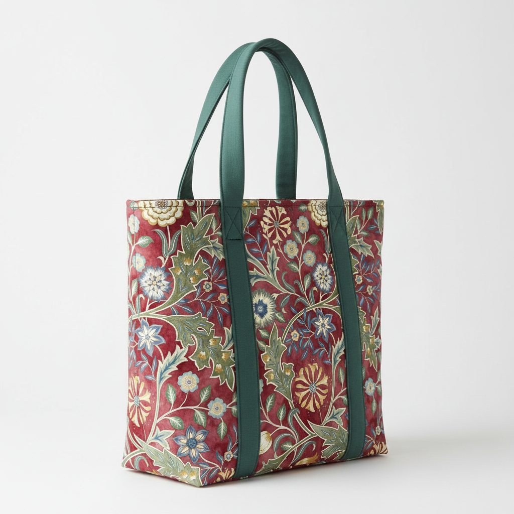 Original Morris & Co. Backing Fabric Wilhelmina - Crimson from The Oxford Holiday Collection QBWM010.CRIMSON 108" 100% Cotton fabric