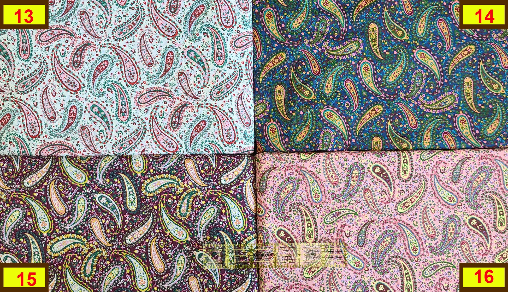 Perfect paisley clearance fabric 100% cotton