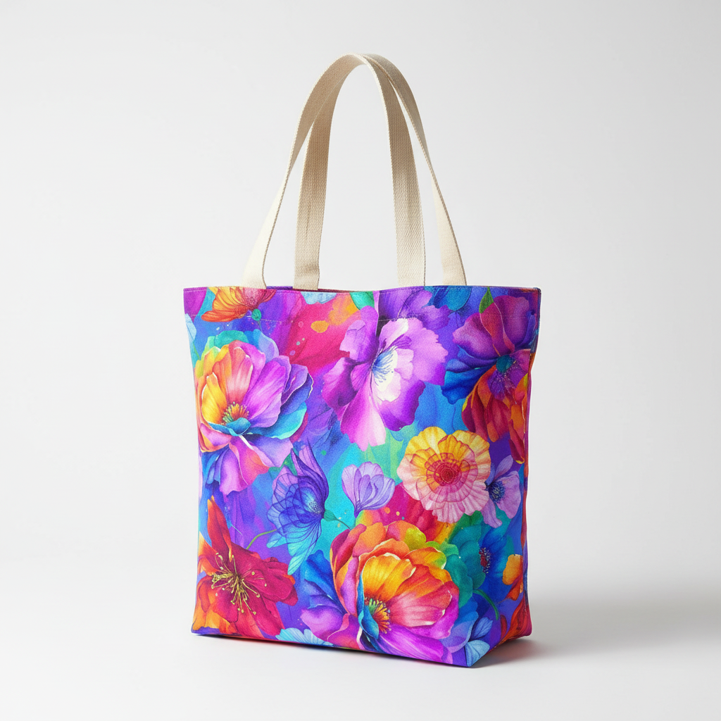 Timeless Treasures Rainbow Florals Flora-CD3817  Multi Chong-A Hwang For Collection Petal Power digital print 100% Cotton Fabric