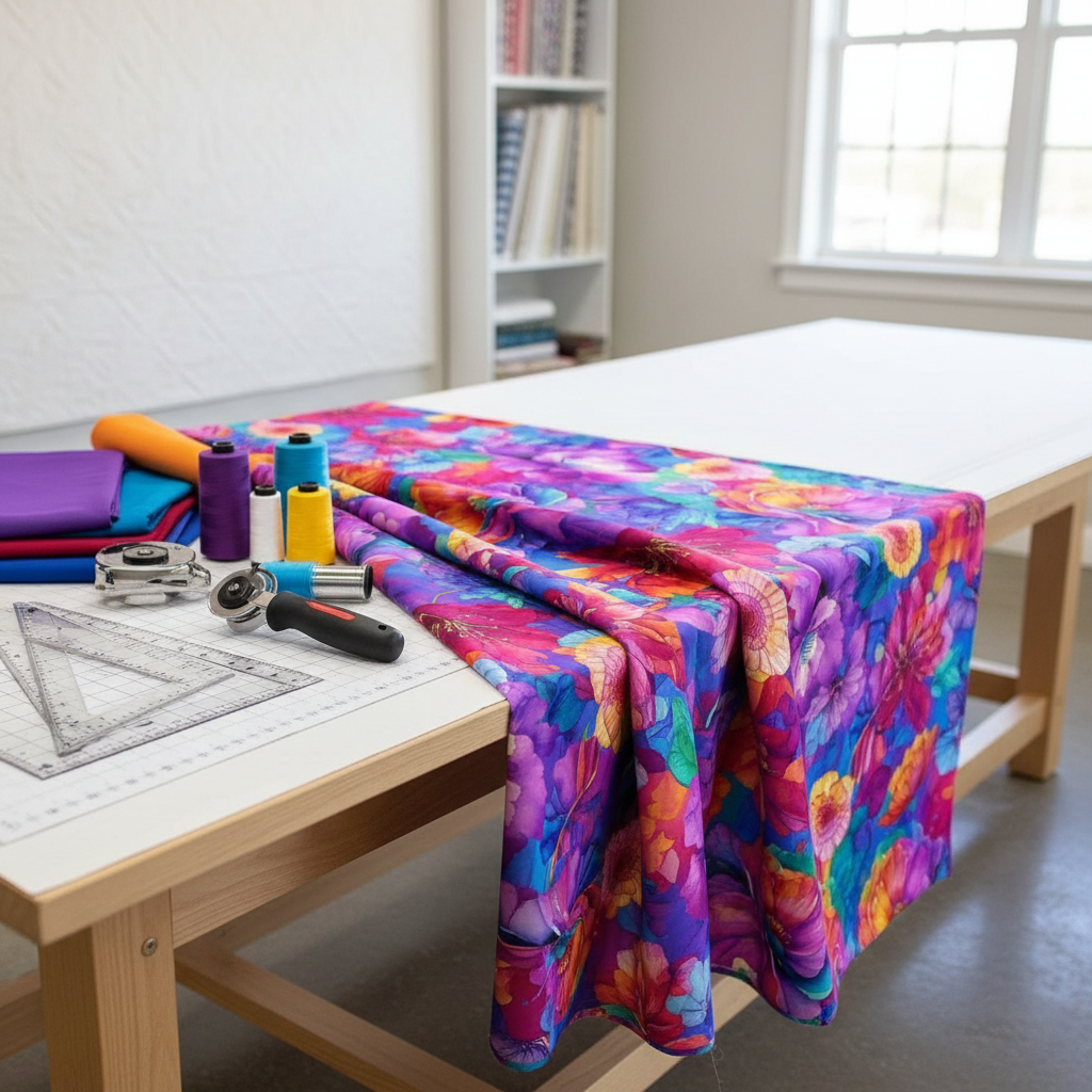 Timeless Treasures Rainbow Florals Flora-CD3817  Multi Chong-A Hwang For Collection Petal Power digital print 100% Cotton Fabric