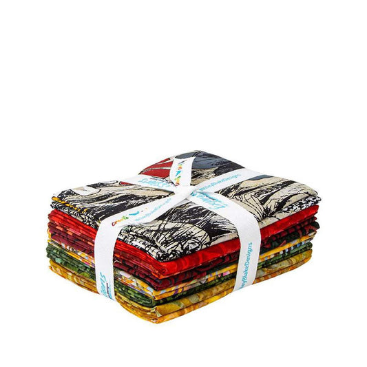 Riley Blake Expressions Batiks Floral Reflections 12 pcs Fat Quarter Bundle A FQ-23186A-12  100% Cotton fabric