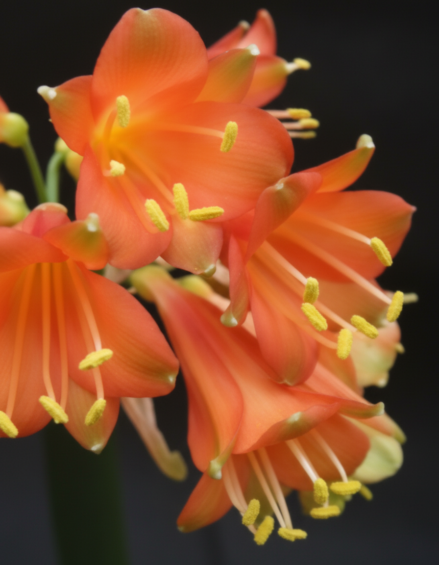Clivia interspecific hybrid seedling Nimbicola x yellow drop 3-4 leaves one plant