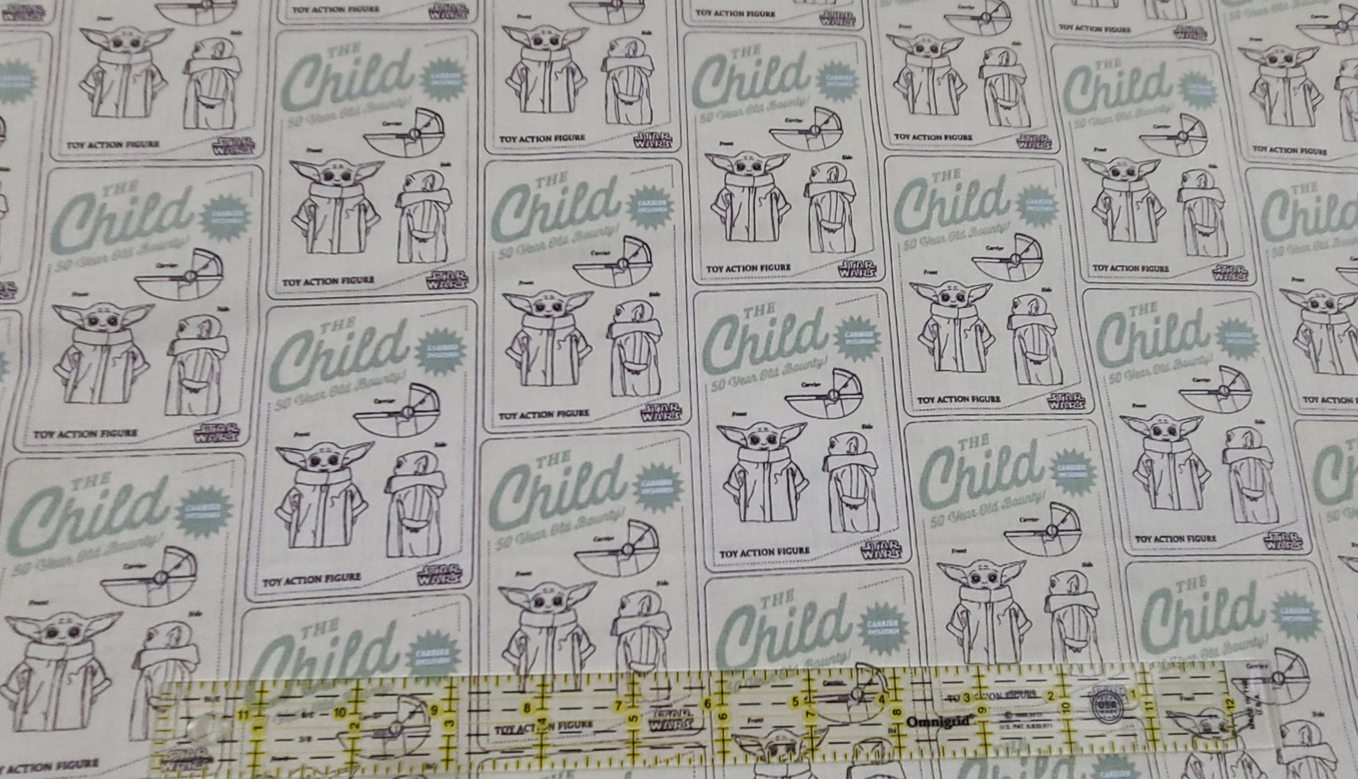 Star Wars clearance baby yoda fabric the child toy Yoda baby 100% cotton Fabric