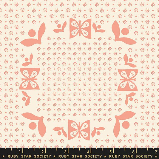 Moda Fabrics Sugar Maple Melon RS4090 18 Ruby Star Society 100%  quilting Cotton fabric