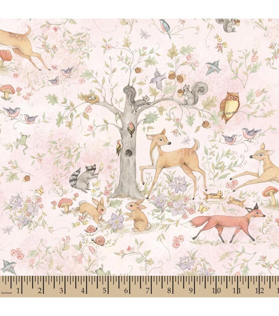 Susan Winget Woodland Buddies Nursery 100% Cotton Fabric