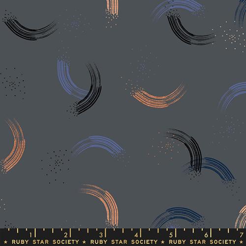 Moda Fabrics Twirl Metallic Dark Gray RS2065 17M  Ruby Star Society 100%  quilting Cotton fabric